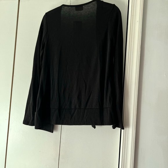 NWT! Pretty Good Open Front, Sequin Black Blazer - Size Medium - Picture 3 of 4